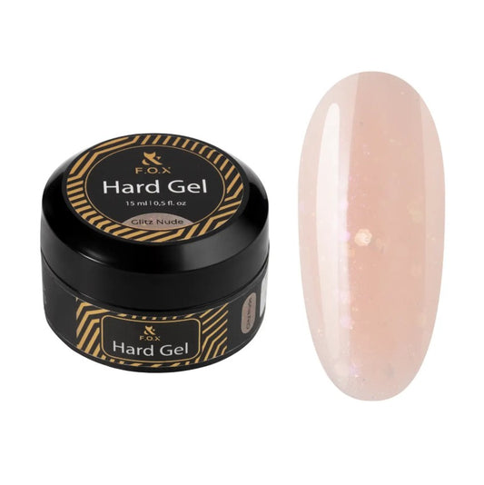 F.O.X  HARD GEL GLITZ NUDE 15ML