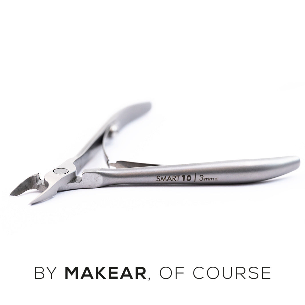 Makear x Staleks PRO - Nagų odelių žnyplės SMART 3 mm