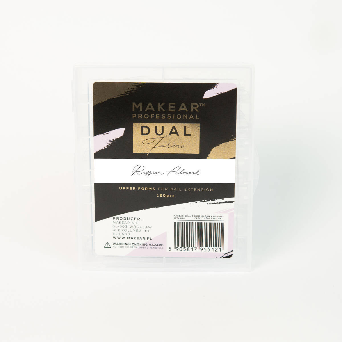 MAKEAR™ VIRŠUTINĖS NAGŲ FORMELĖS - RUSSIAN ALMOND - 120VNT.