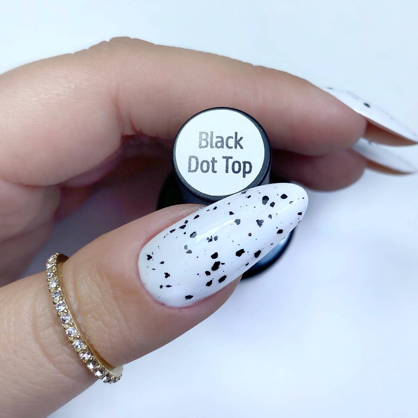 MAKEAR™ NO WIPE TOP COAT - BLACK DOTS