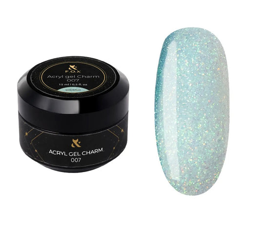 F.O.X ACRYL GEL CHARM 007 EMERALD 15ML