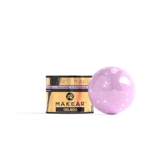 MAKEAR™ GEL&GO GLITTER GELIS - LILA ROSE 15ML