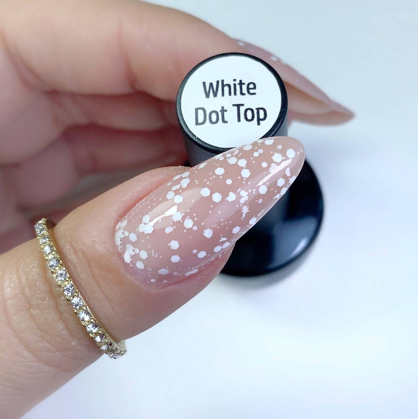 MAKEAR™ NO WIPE TOP COAT - WHITE DOTS