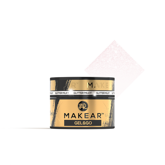 MAKEAR™ GEL&GO GLITTER GELIS - MILKY GLITTER 15ML