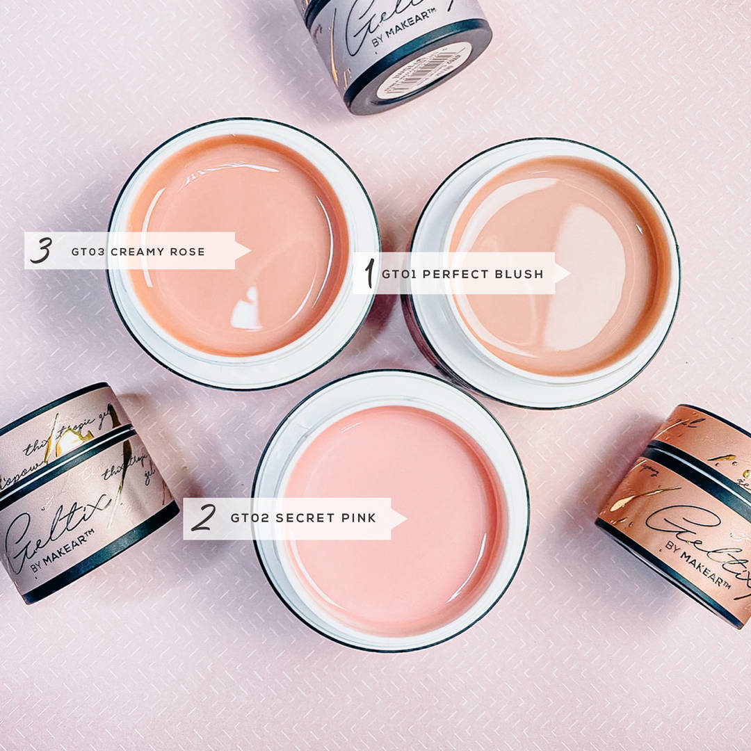 MAKEAR™ GELTIX TIKSOTROPINIS GELIS - CREAMY ROSE 15ML